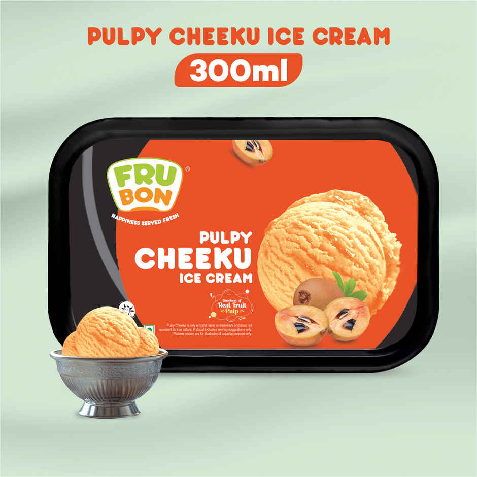 Frubon Pulpy Cheeku Ice Cream Tub