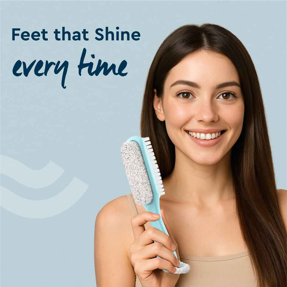 GUBB 2 In 1 Foot Brush With Pumice Stone