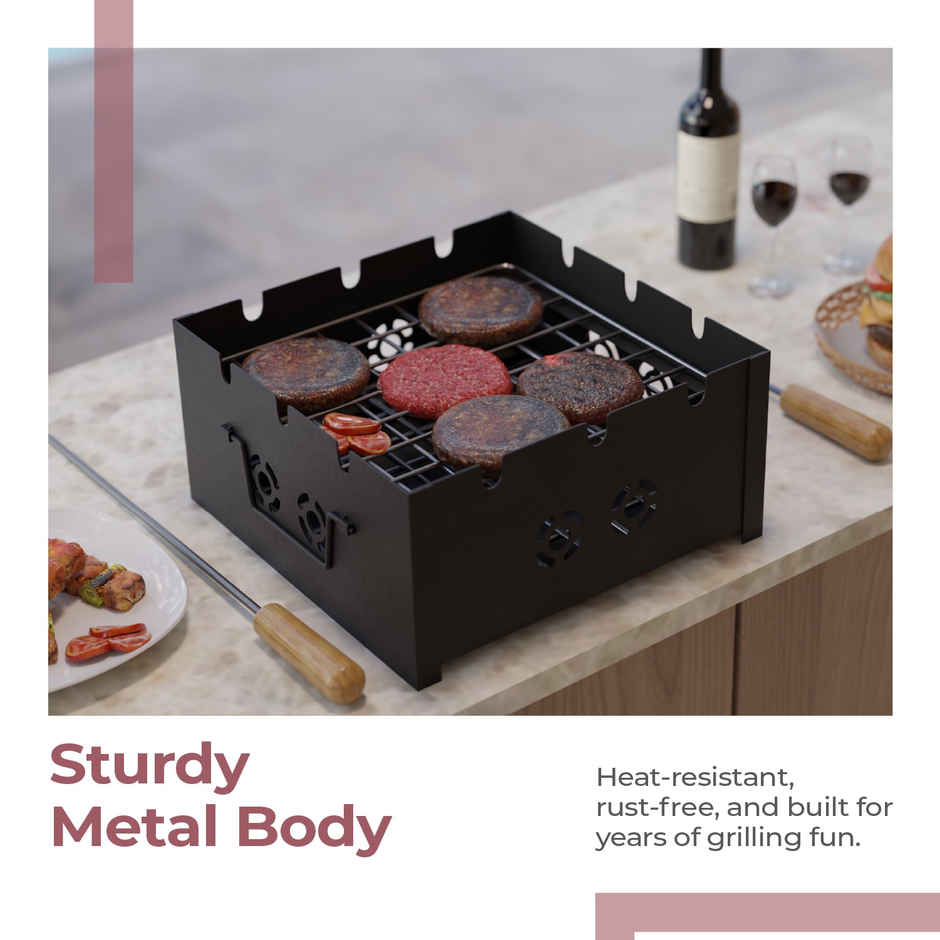 Lifelong Portable Charcoal Barbecue Grill