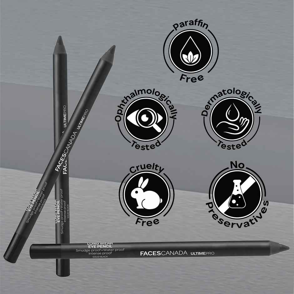 Faces Canada Eye Pencil Solid Black 02