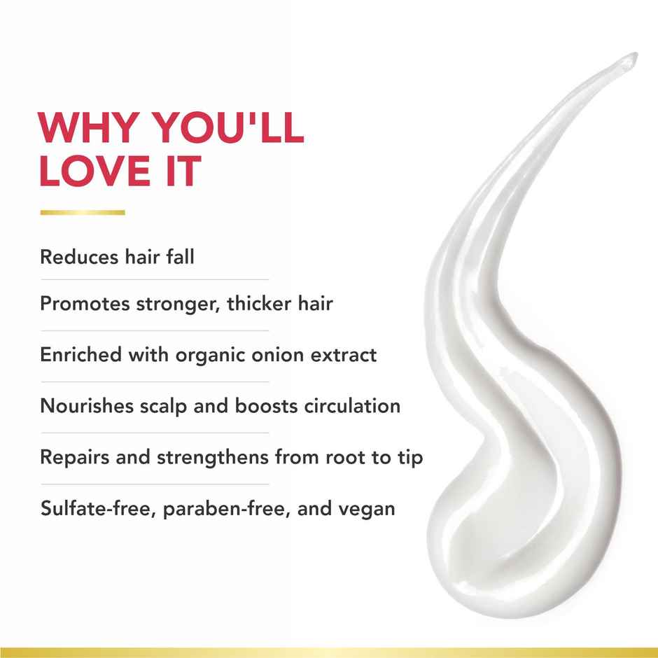 KT Professional Organic Onion Shampoo with Essential Oils & Aloe Vera
