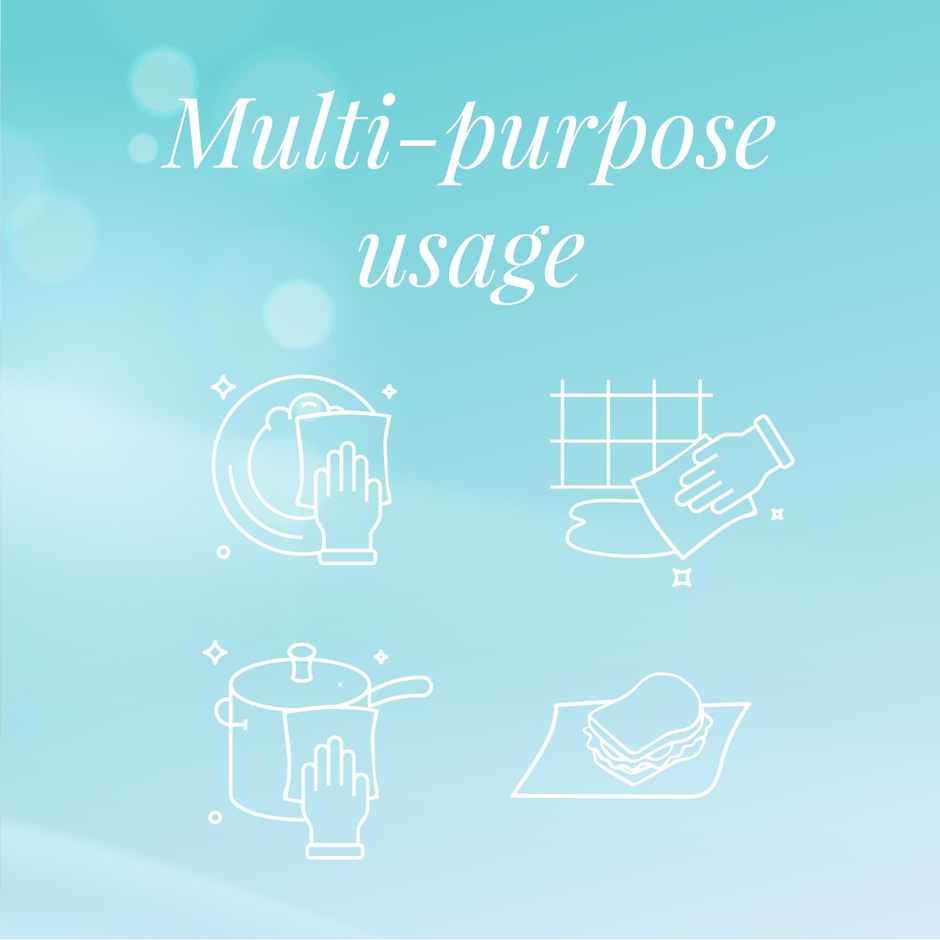 Origami 2 Ply Kitchen Tissue Paper Roll - 60 Pulls Per Roll Combo