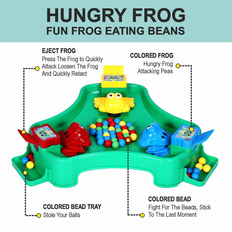 Toyzone Frog Beans Game-3 Players