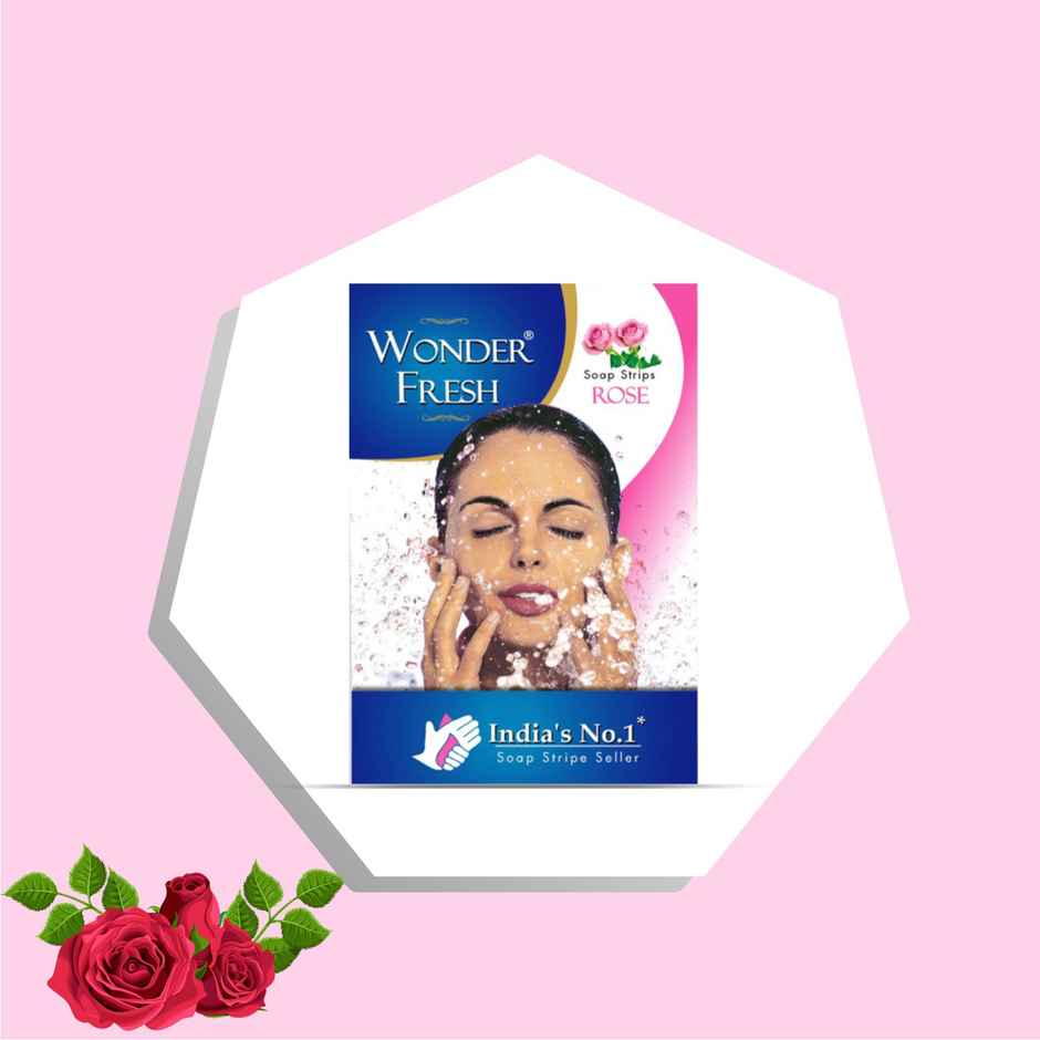 Wonder Fresh Paper Soap Rose - Pack Of 3