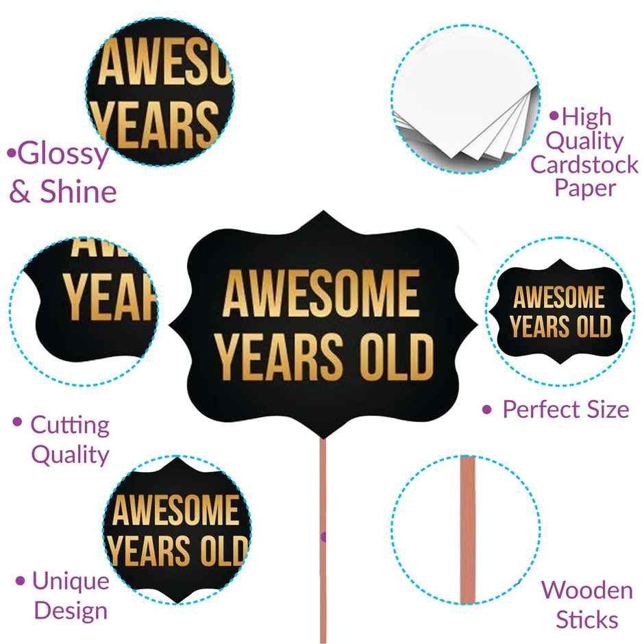Birthday Photo Booth Props For Kids Selfie Photobooth, Birthdays Party Decorations | Party Propz