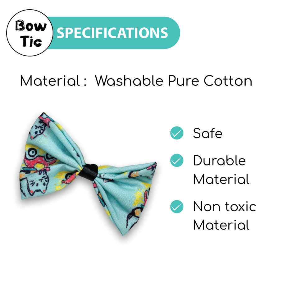 Papa Pawsome Handmade Bow Tie, Assorted , 1 Piece