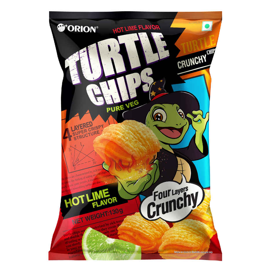 Orion Turtle Chips - Hot Lime Flavor