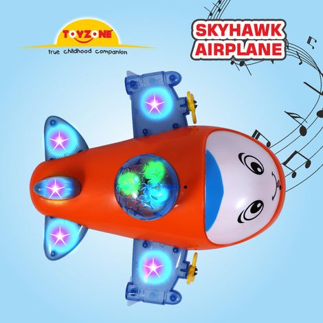 Toyzone Skyhawk Airplane Bump and Go