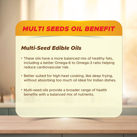 Saffola Total Refined Rice bran & Sunflower oil | Helps Manage Cholesterol | Heart Pro