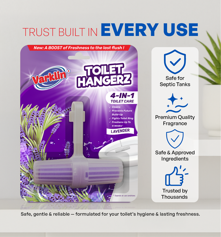 Varklin Toilet Hangerz Lavender | Pack Of 1