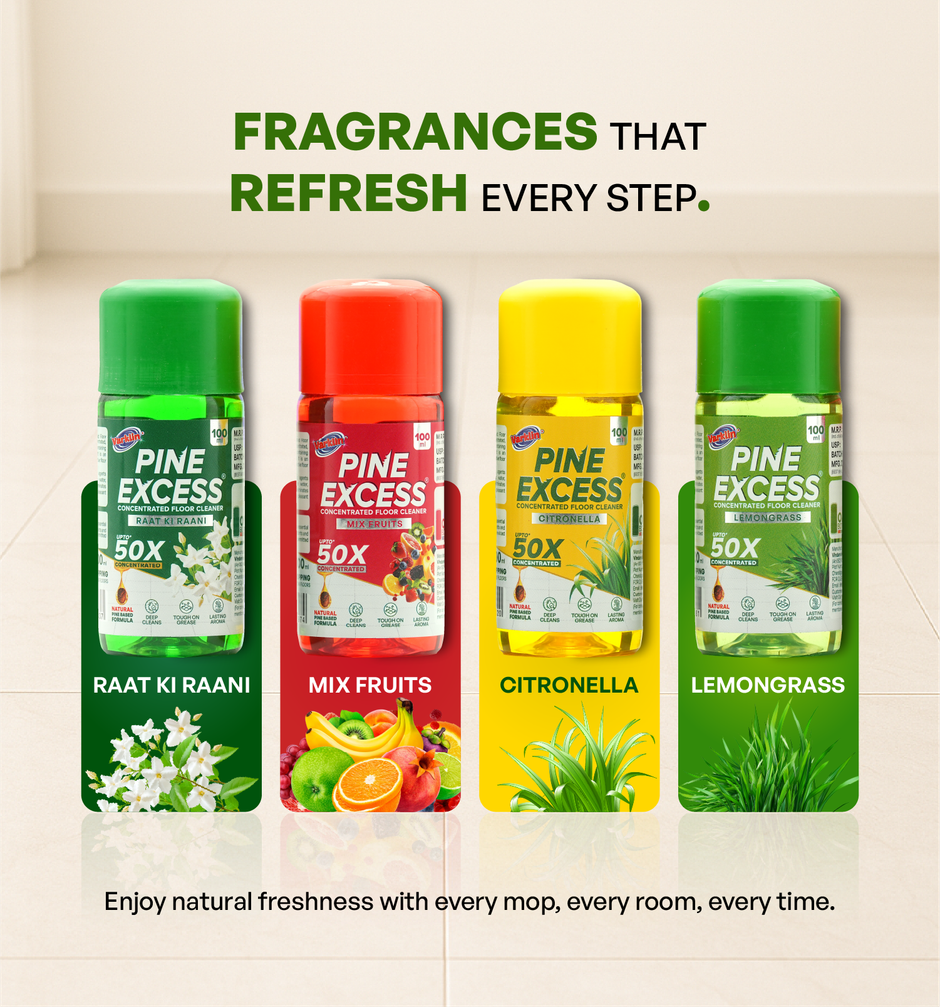 Varklin Pine Excess Floor Cleaner 50x concentrated | Raat ki Rani Fragrance