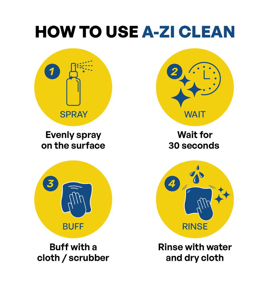 A-Zi Tap Cleaner | All-Purpose Bathroom And Kitchen Cleaner Spray