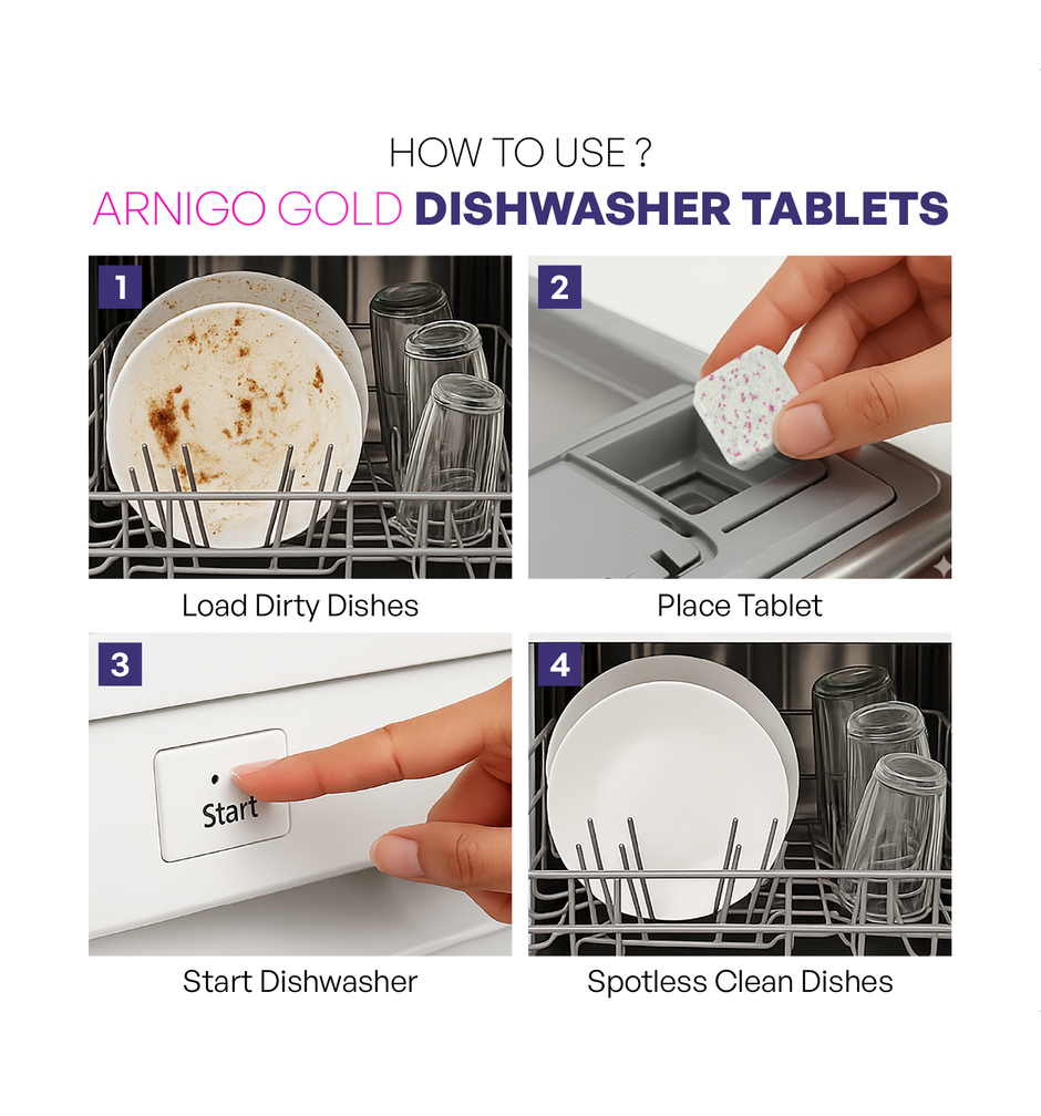 Arnigo Gold Dishwasher Tablets | Phosphate Free