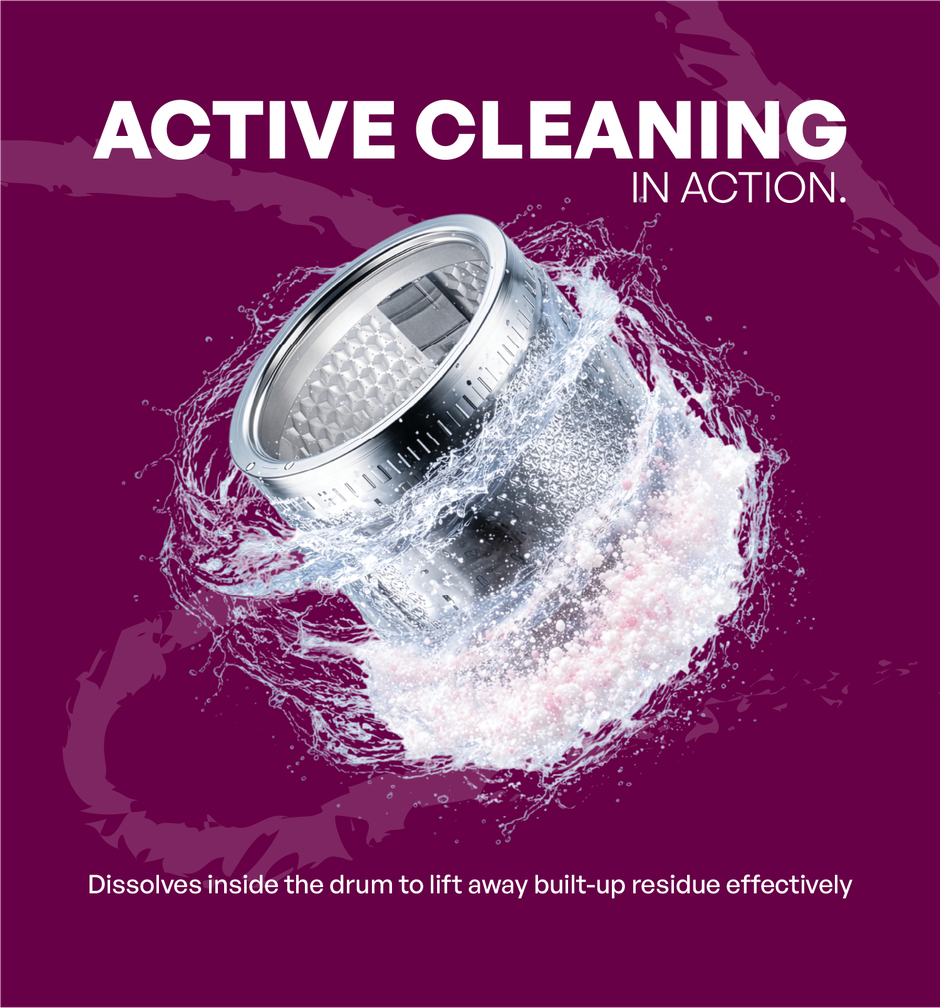 Lemiwash Washing Machine Cleaner 10 Tablets | Eliminates Odor | For Front And Top Loading