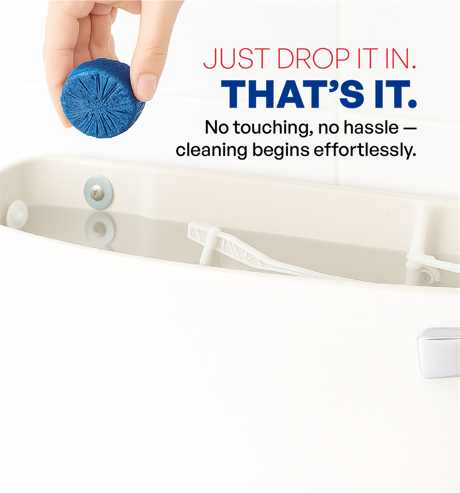 Varklin Toilet Blocks | Pack Of 6 | Toilet Flush Cleaner Balls