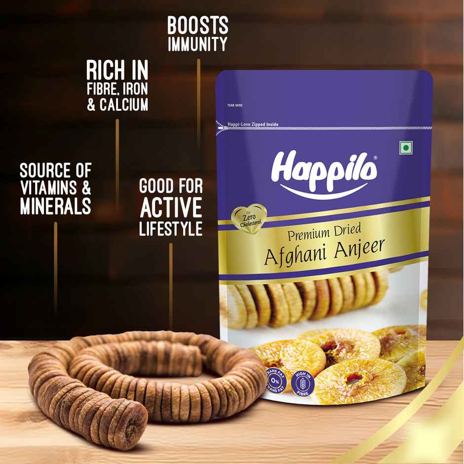Happilo Premium Afghani Dried Anjeer|Dried Figs|Dry Fruits