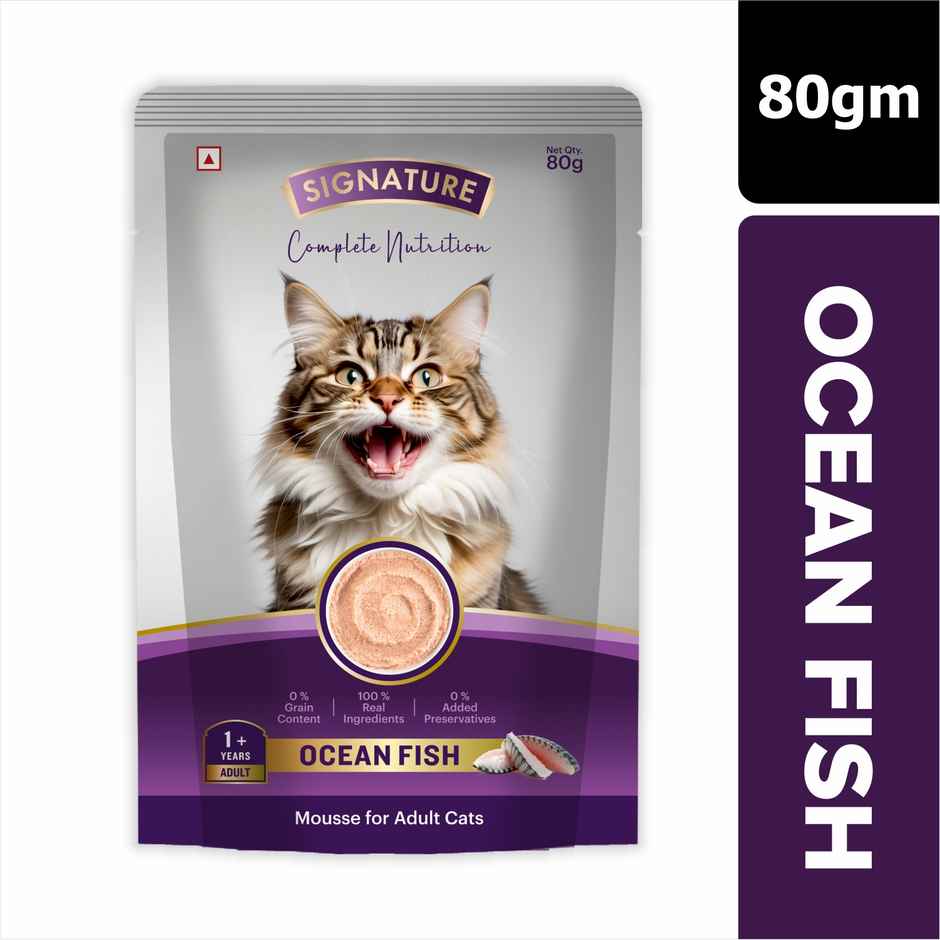 Signature Grain Zero Ocean Fish Mousse Adult Cat Wet Food