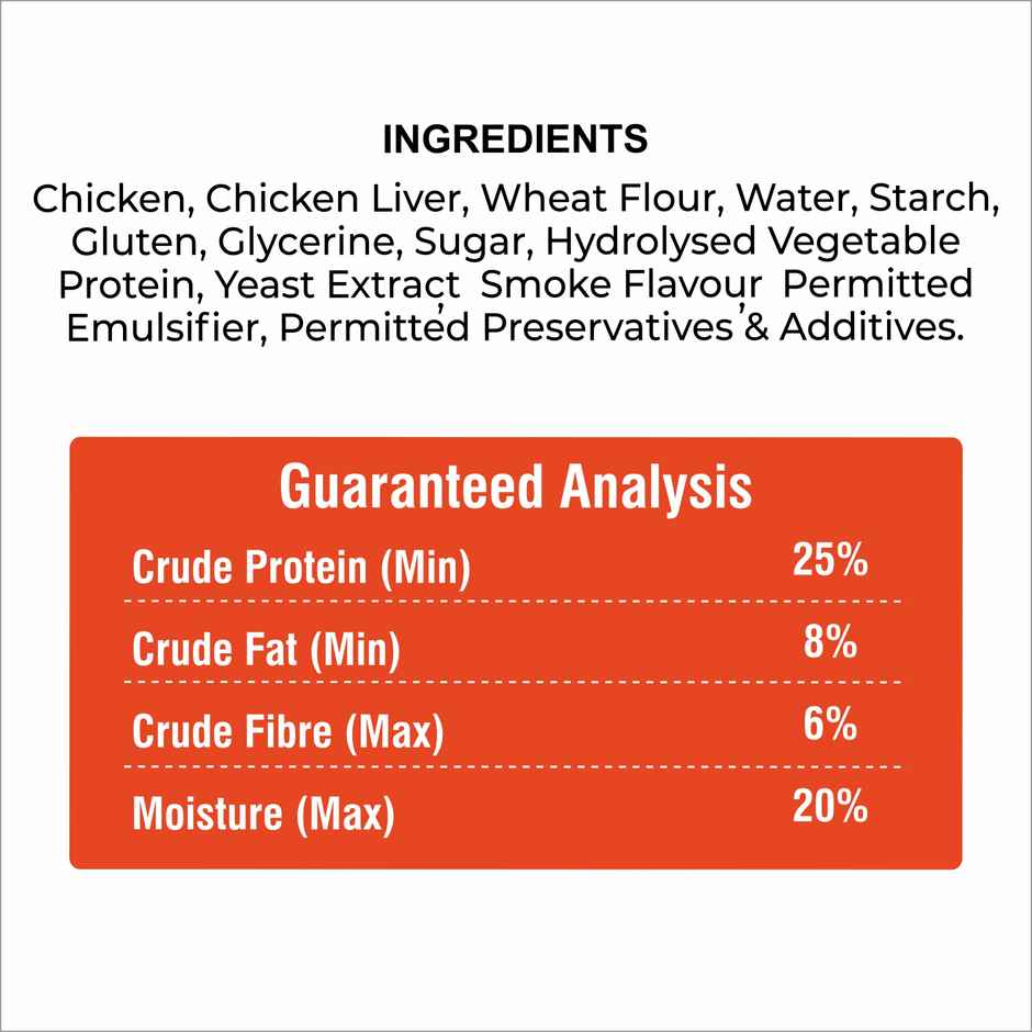 Petoska Dog Treats Smoked Chicken Salami