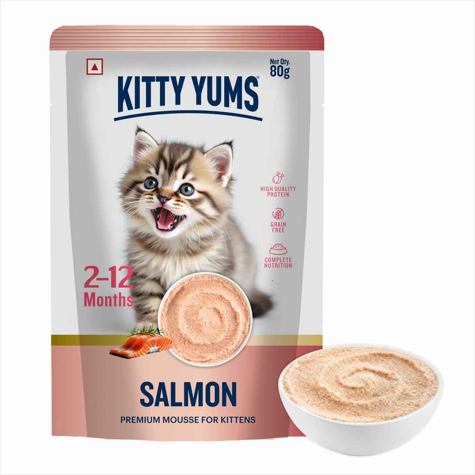Kitty Yums Salmon Mousse Kitten Wet Cat Food