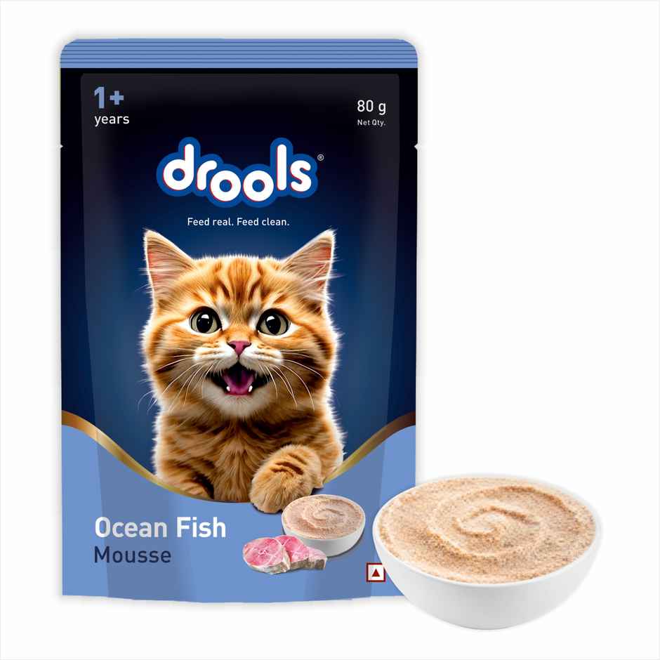 Drools Ocean Fish Mousse Adult Cat Wet Food 80gm