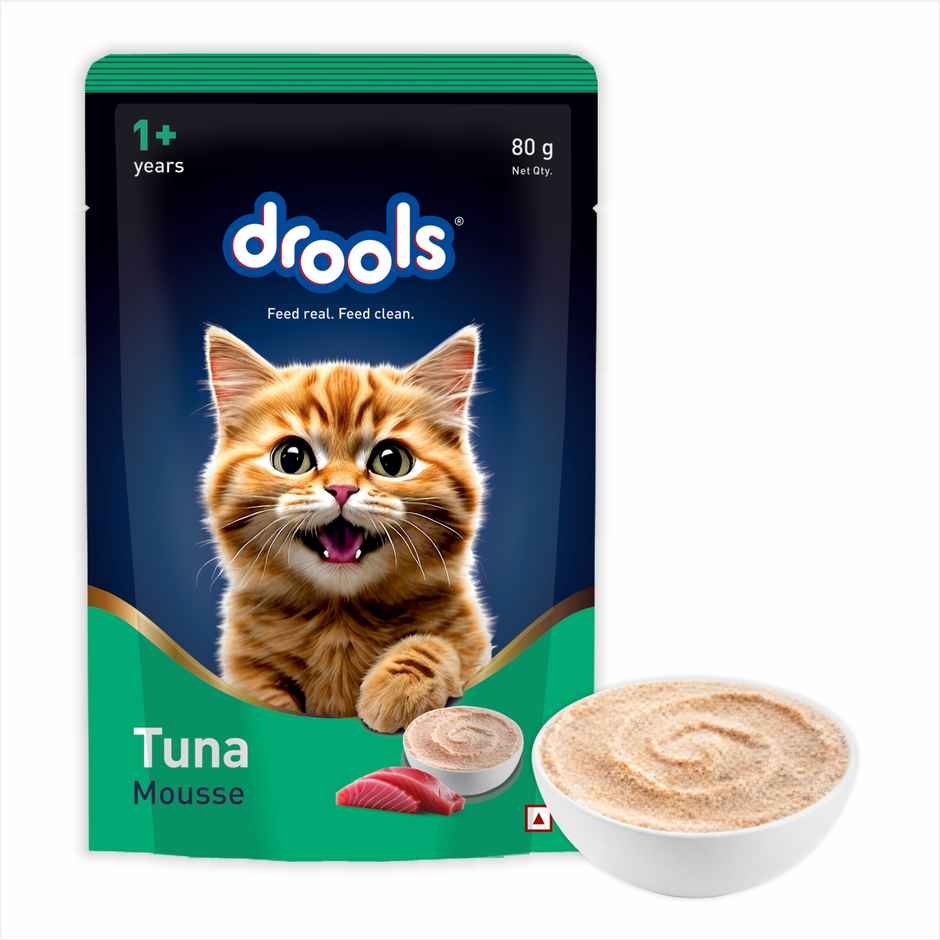 Drools Tuna Mousse Adult Cat Wet Food 80gm