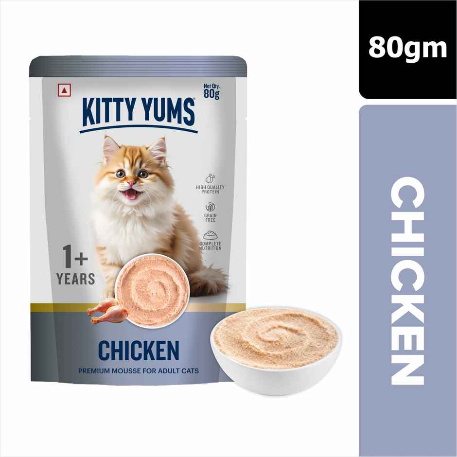 Kitty Yums Chicken Mousse Adult Cat Wet Food