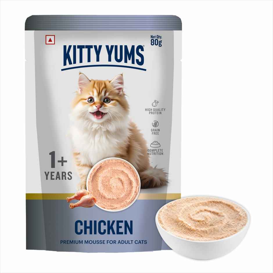 Kitty Yums Chicken Mousse Adult Cat Wet Food