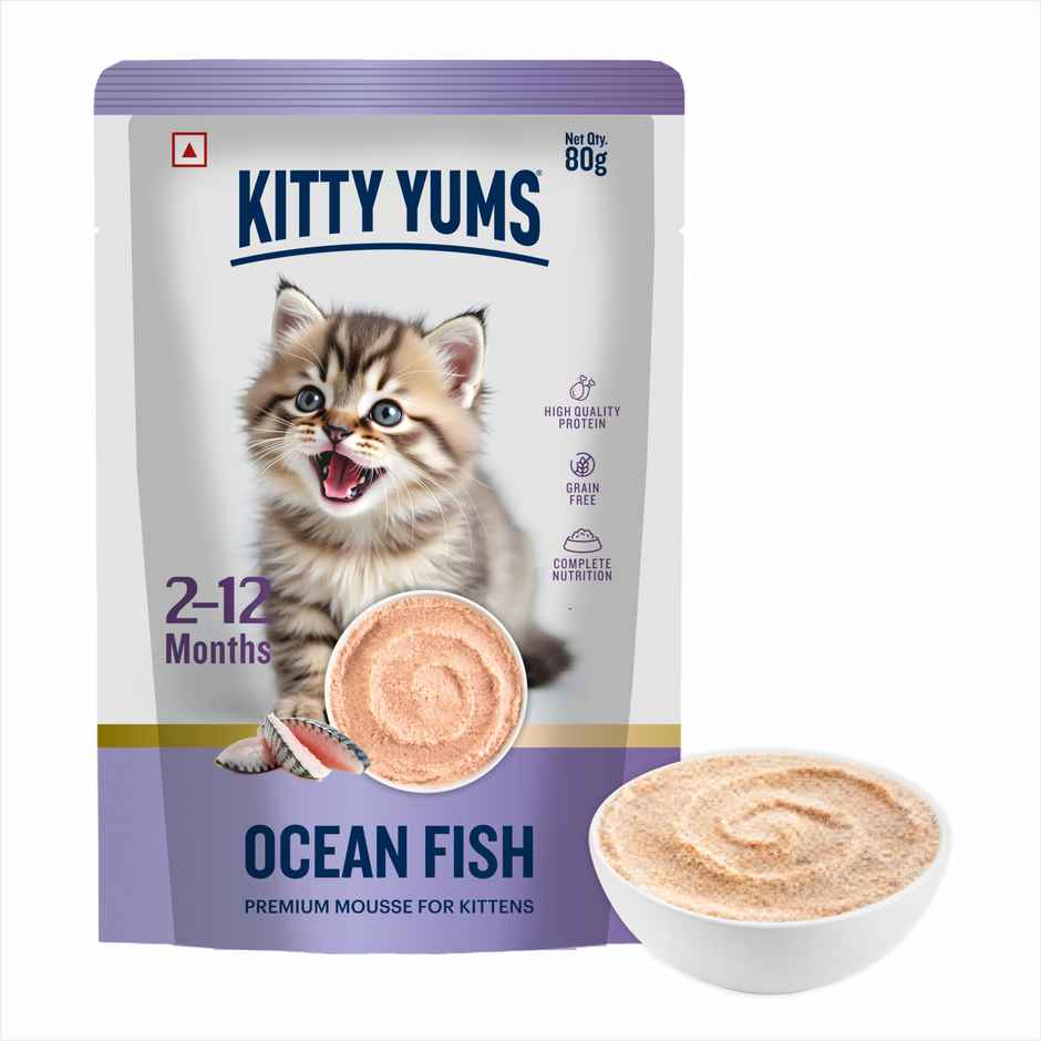 Kitty Yums Ocean Fish Mousse Kitten Wet Cat Food