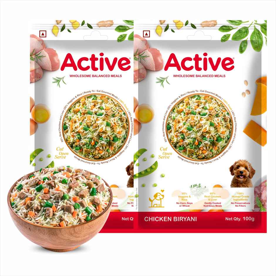 Active Chicken Biryani Fresh Dog Food