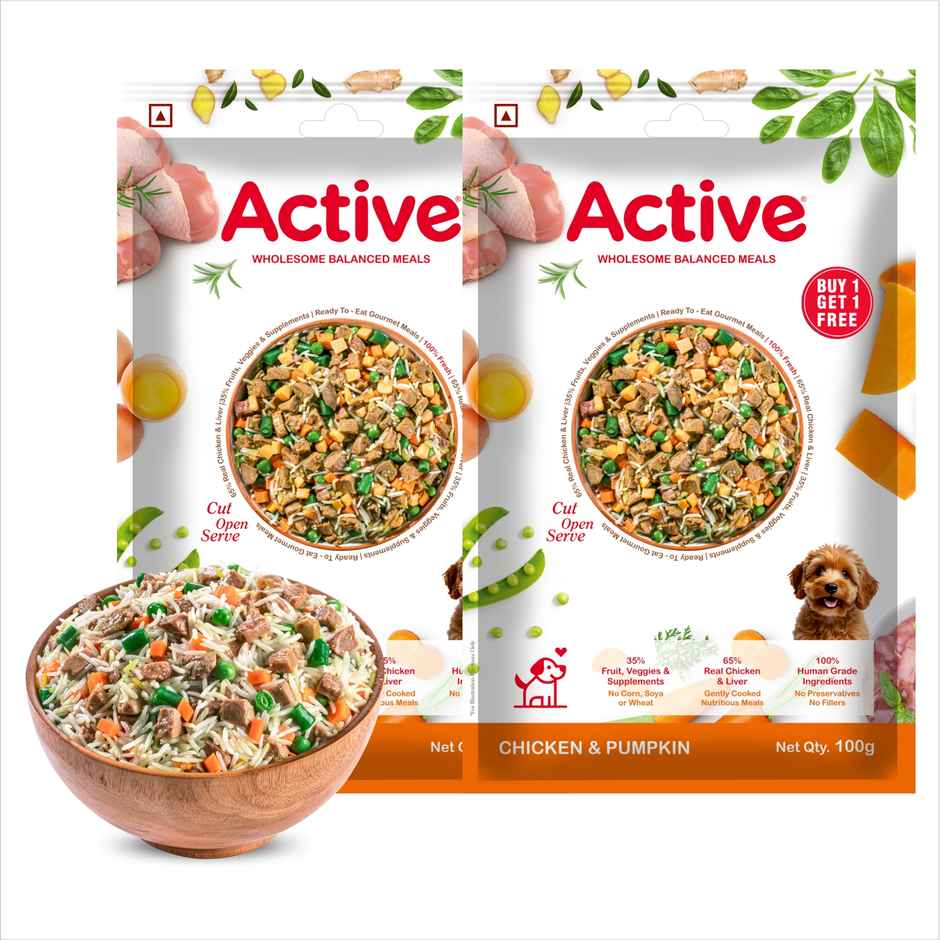 Active Chicken and Pumpkin Biryani Fresh Dog Food