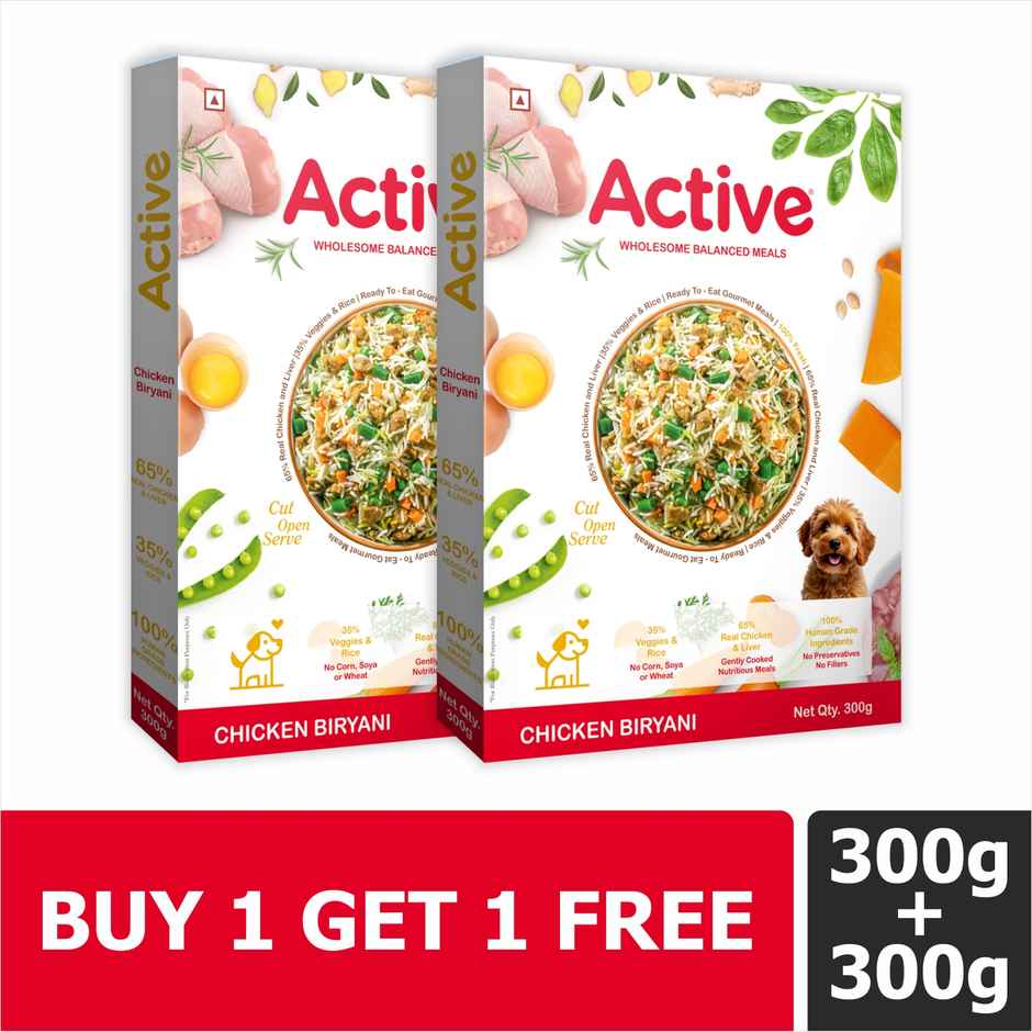 Active Real Chicken Biryani Dog Fresh Food