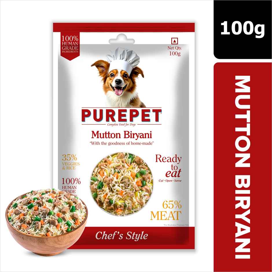 PurePet Mutton Biryani Fresh Dog Food