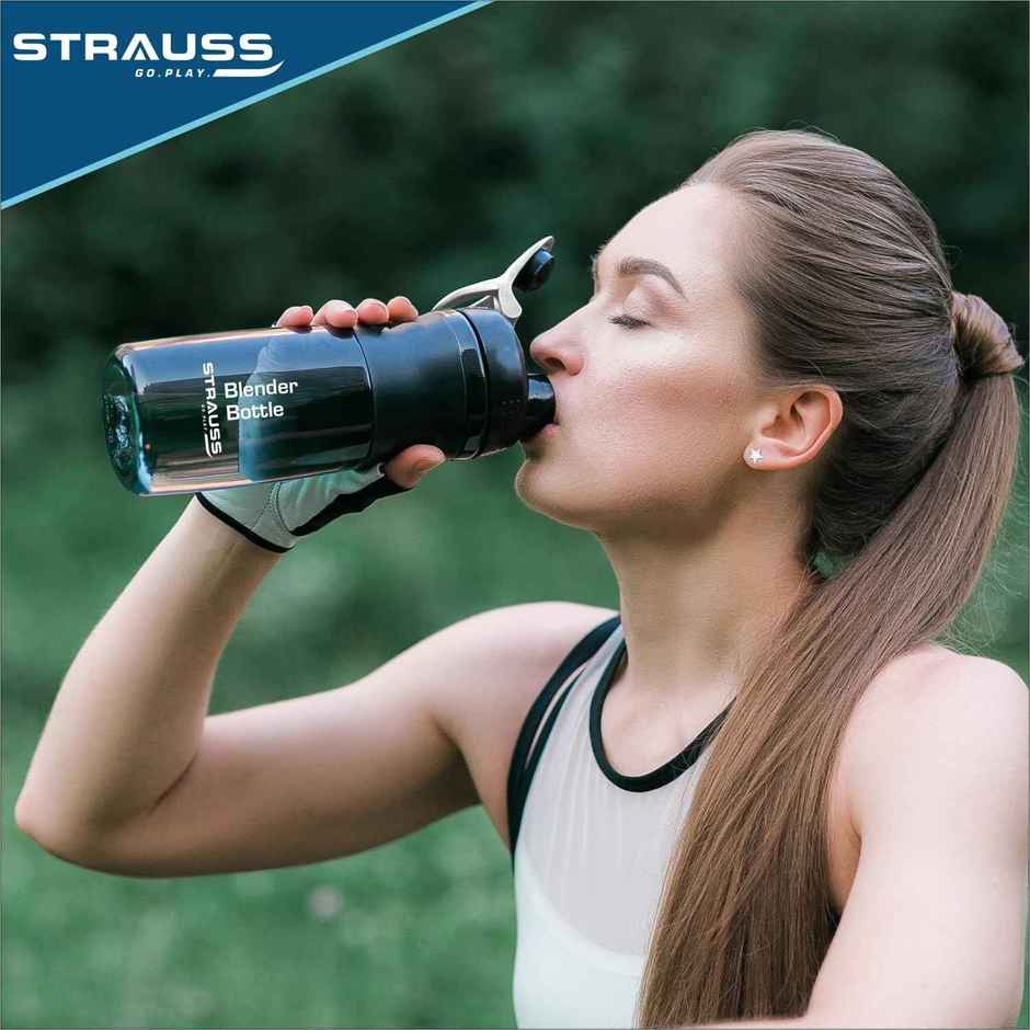 Strauss Blender Shaker Bottle 760 Ml | Black