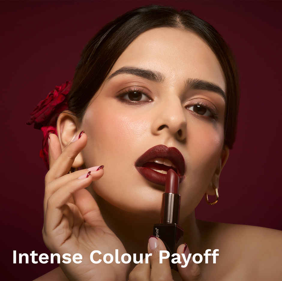 Pilgrim Matte Me Up Bullet Lipstick Creamy Lightweight Bold Non Drying SPF 30 | Cinnamon Lust 33