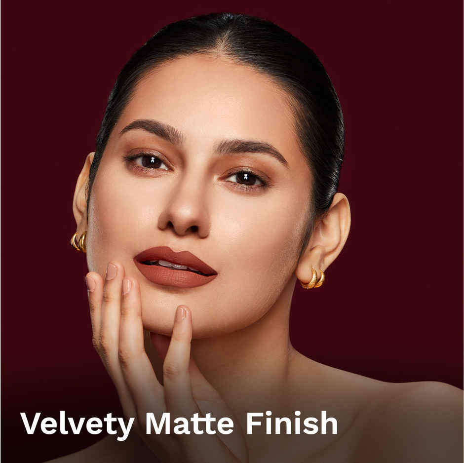 Pilgrim Matte Me Up Bullet Lipstick Nude Kiss 32 For Dusky Skin Tone