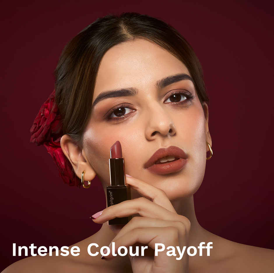 Pilgrim Matte Me Up Bullet Lipstick Nude Kiss 32 For Dusky Skin Tone