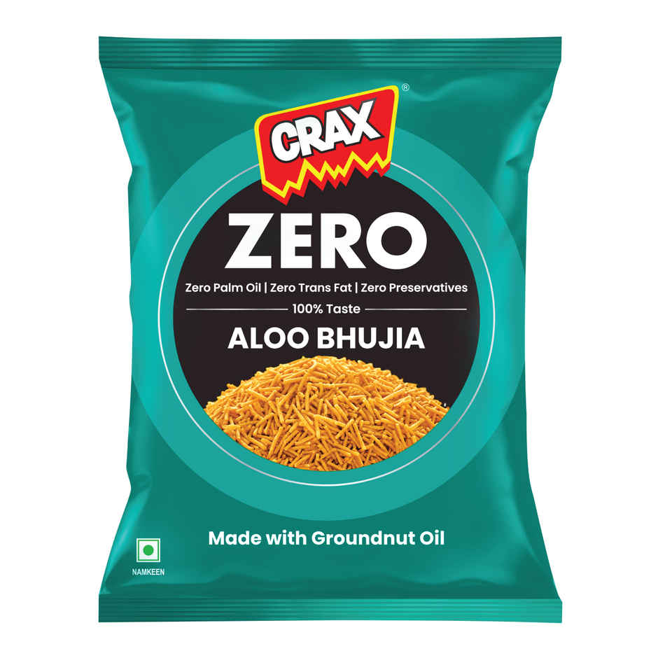 Crax Zero No Palm Oil Aloo Bhujia Namkeen Snacks
