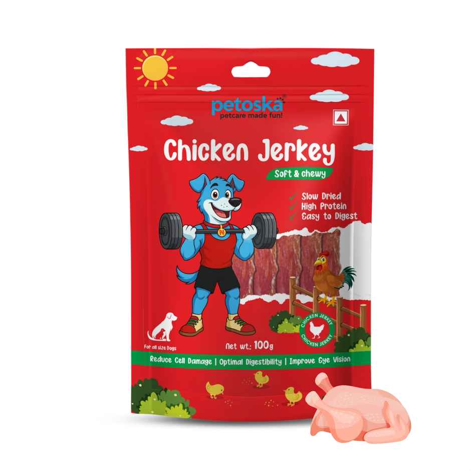 Petoska Dog Treats Chicken Jerky Combo