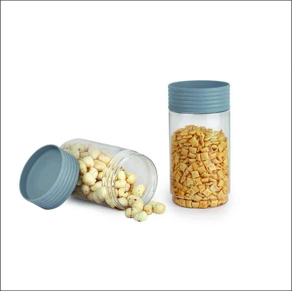 Cello Stack Fresh Canister 1 Litre, Set of 2 (Colour May Vary)