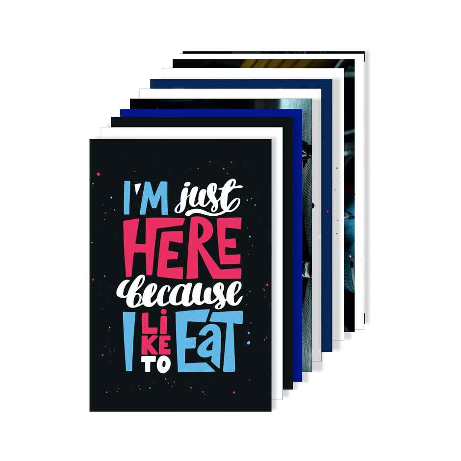 Paper Plane Design Motivational Gym/Fitness Workout Posters | Set of 10 | (12 Inch x 18 Inch) D7