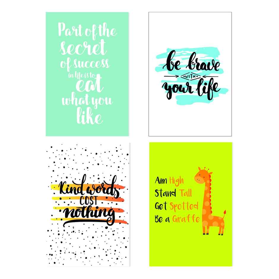 Paper Plane Design Motivational Wall Posters | Set of 10 | (12 Inch x 18 Inch) D83