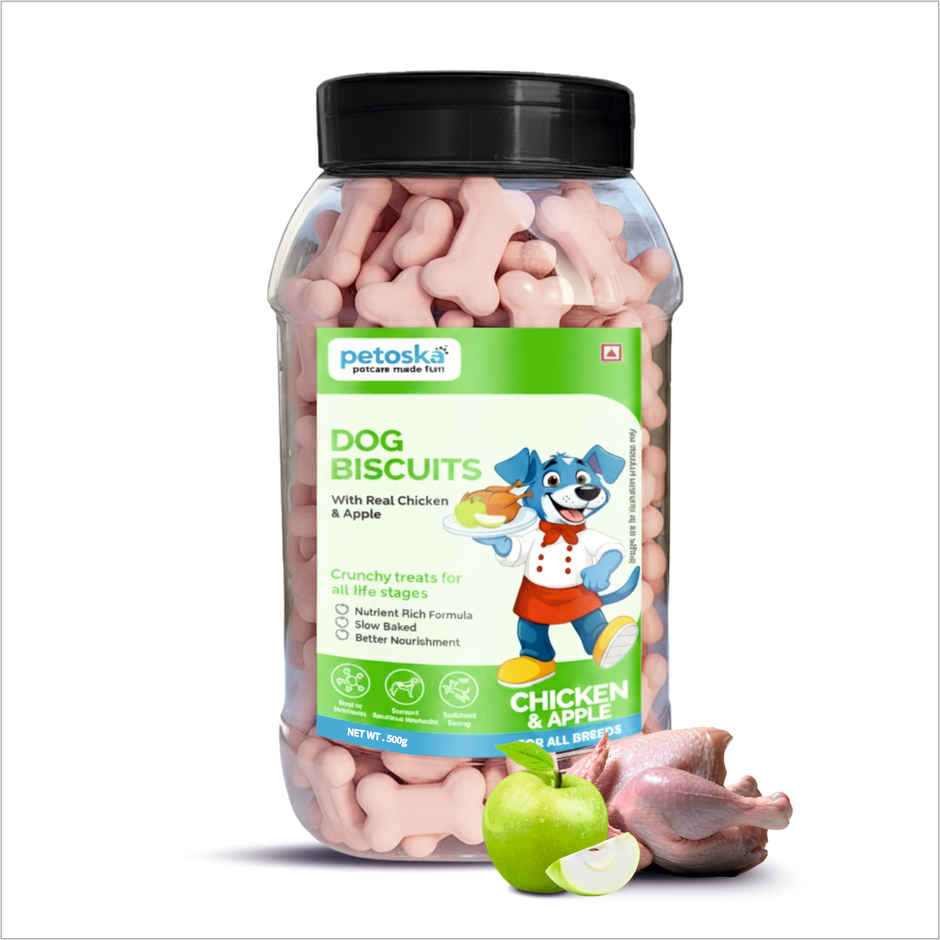 Petoska Dog Biscuits Chicken and Apple