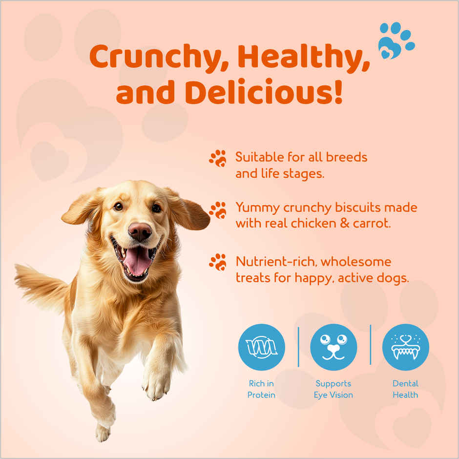Petoska Dog Biscuits Chicken and Carrot