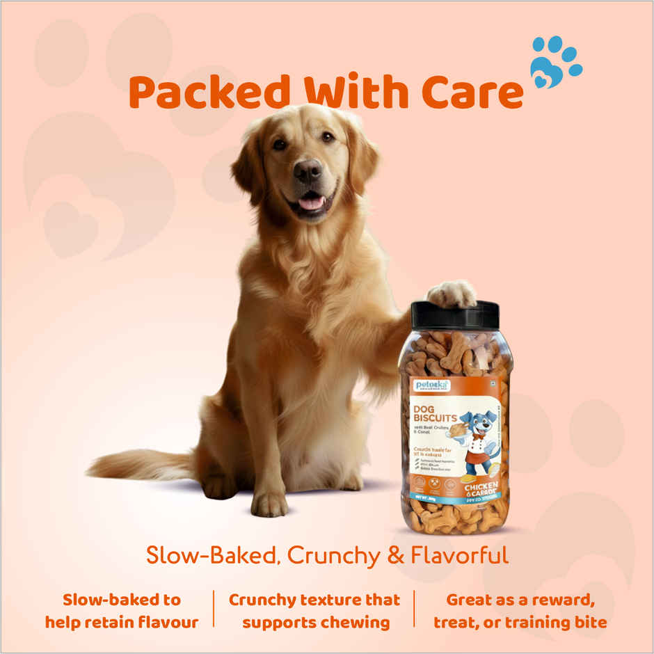 Petoska Dog Biscuits Chicken and Carrot