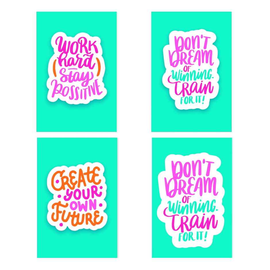 Paper Plane Design Motivational Wall Posters | Set of 10 | (12 Inch x 18 Inch) D88