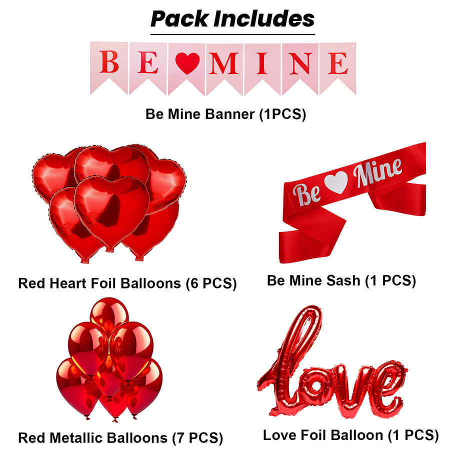 Oye Happy Be Mine Decoration Kit