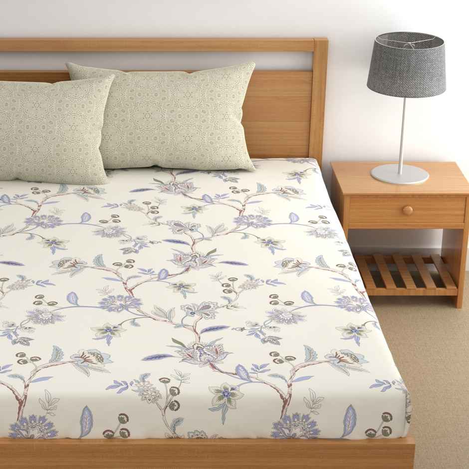 CHHAVI INDIA King Size Bedsheet With 2 Pillow Covers | Design Kb1601