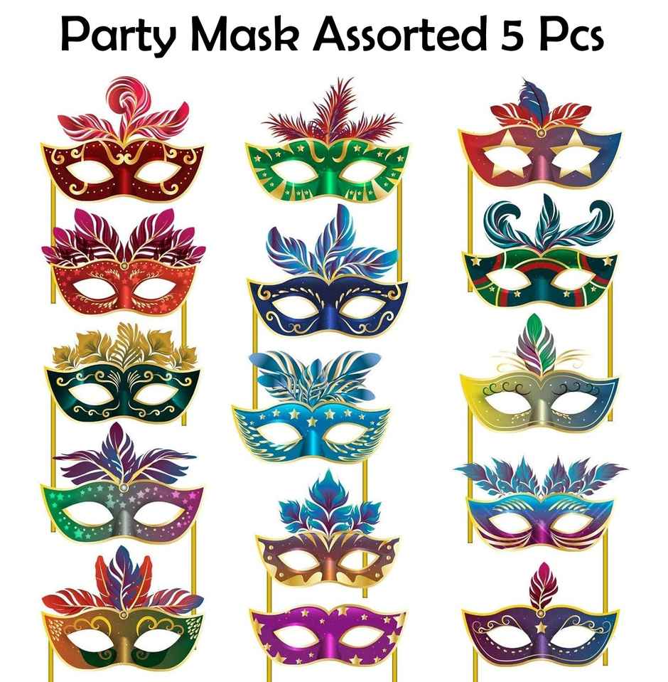 Eye Masks For Party | Assorted | Party Propz