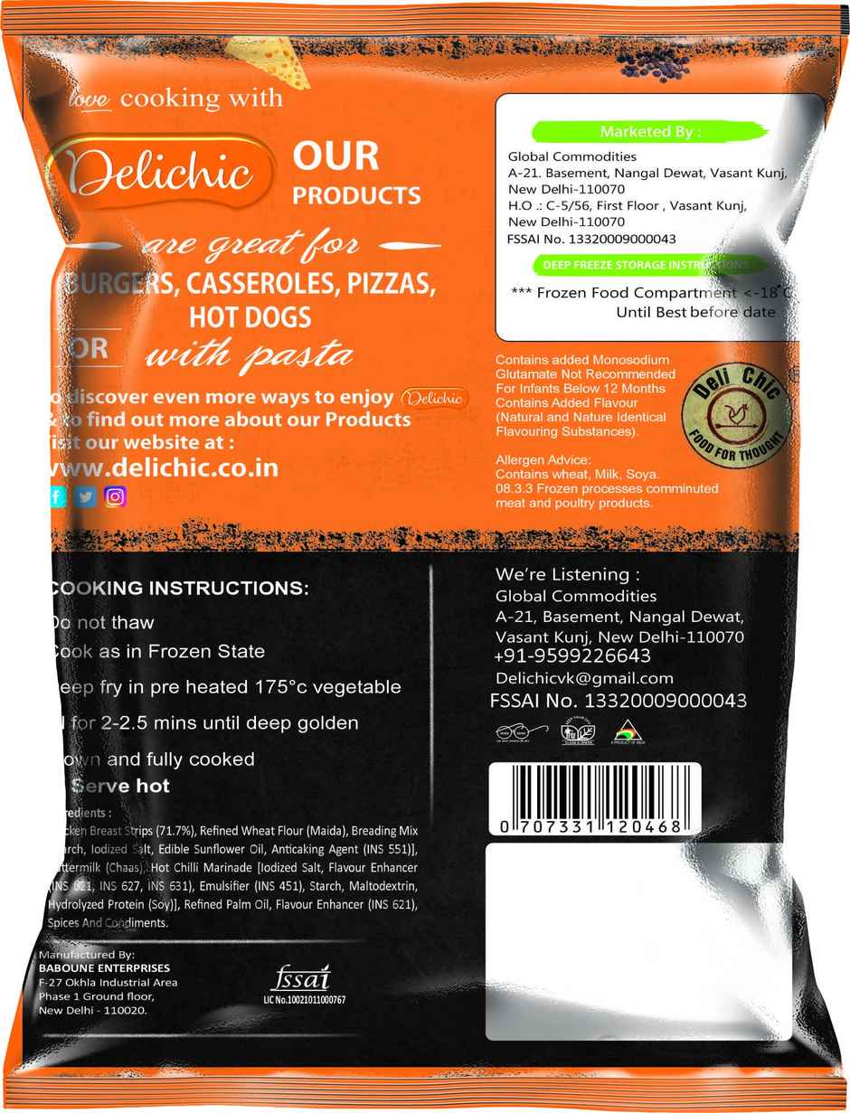 Deli Chic Crunchy Chicken Breast Strips