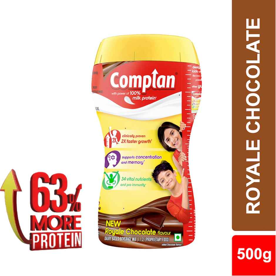Complan Royale Chocolate 1kg Value Pack Drink Mix | For 5+ year kids